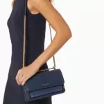 Large Claire Convertible Shoulder Bag in Leather