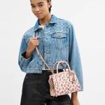 Andrea Carryall Bag With Rose Print