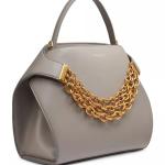 Donna Karan Plandome Chain Top Handle Leather