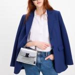Dakota metallic small top handle bag