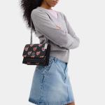 Klare Crossbody Bag With Heart Bolt Print