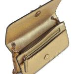Kosette Crystal Bow Leather Wallet-On-Chain