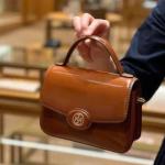 Tory Burch Robinson Spazzolato Small Top-Handle Bag